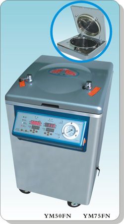 上海三申YM75FN立式压力蒸汽灭菌器(智能控制+内循环型)