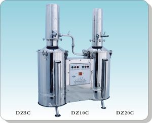上海三申20L重蒸型不锈钢电热蒸馏水器 DZ20C